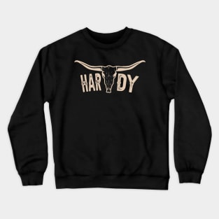 Hardy's Groove: Fashionable Tee for Those Who Love Hardy's Sound Crewneck Sweatshirt